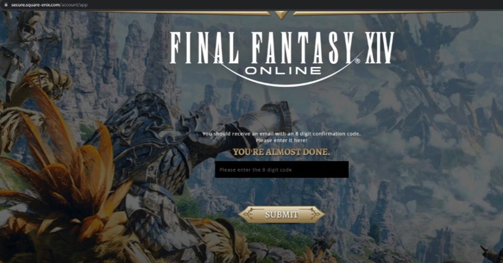 registration code final fantasy xiv free trial